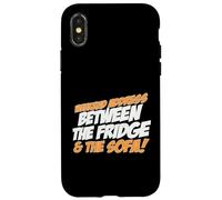Carcasa para iPhone X/XS Weekend Address Between The Fridge and The Sofa