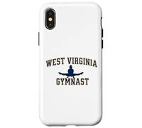 Carcasa para iPhone X/XS West Virginia Gymnast Mountain State Athletics WV Gimnasia