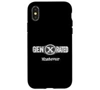 Carcasa para iPhone X/XS Whatever Generation Funny Slang Cultura Pop Vintage Sarcasmo