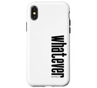 Carcasa para iPhone X/XS Whatever is True Filipenses 4:8 Verso bíblico Escritura