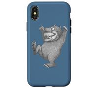Carcasa para iPhone X/XS Where The Wild Things Are Drawn Big Nose Monster