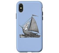 Carcasa para iPhone X/XS Where The Wild Things Are Sailing on a Boat