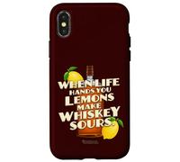 Carcasa para iPhone X/XS Whiskey Quote When Life Hands You Lemons Whiskey