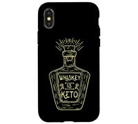 Carcasa para iPhone X/XS Whisky es Dieta metabólica Baja en carbohidratos para Bajar de Peso