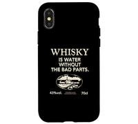 Carcasa para iPhone X/XS Whisky Is Water Without The Bad Parts - Whisky Original