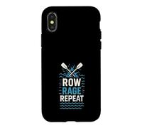 Carcasa para iPhone X/XS Whitewater Adventure River Rafting Crew Emoción al Aire Libre