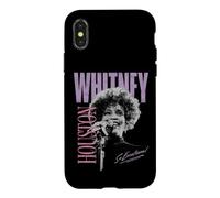 Carcasa para iPhone X/XS Whitney Houston Tan Emocional Angustiado Tonal Foto