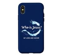 Carcasa para iPhone X/XS Who is Jesus? My Lord & Savior - Christian Faith Baptism