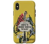 Carcasa para iPhone X/XS Wicked Don’t Hide Your Magic Floral Broom