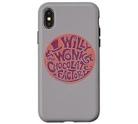 Carcasa para iPhone X/XS Willy Wonka and The Chocolate Factory Circle Logo