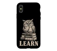 Carcasa para iPhone X/XS Wise Owl Learn Books Student Back To School Reading