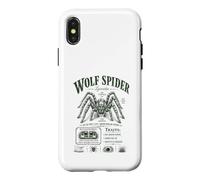 Carcasa para iPhone X/XS Wolf Spider Lycosidae Arachnid Natural History