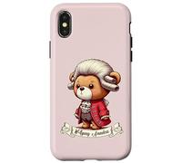 Carcasa para iPhone X/XS Wolgang Amadeus Mozart Osito de Peluche música clásica