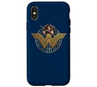 Carcasa para iPhone X/XS Wonder Woman Movie Power Stance and Emblem