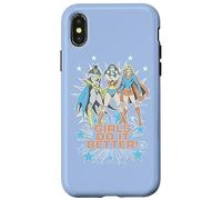 Carcasa para iPhone X/XS Wonder Woman Supergirl Batgirl Girls Do It Better