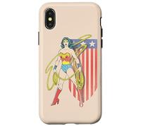 Carcasa para iPhone X/XS Wonder Woman USA Banner