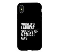 Carcasa para iPhone X/XS World'S Largest Source of Natural Gas