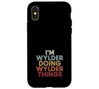Carcasa para iPhone X/XS Wylder Name Wylder Personalized Name First Given