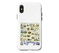 Carcasa para iPhone X/XS Wyoming WY, Jackson, Cody, Jenny Lake, EE. UU