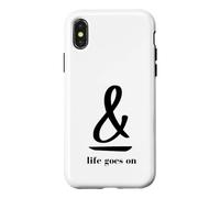 Carcasa para iPhone X/XS Y la Vida Sigue adelante
