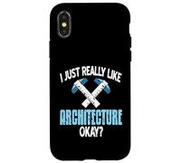 Carcasa para iPhone X/XS Ya me Gusta la Arquitectura no preguntes más Humor
