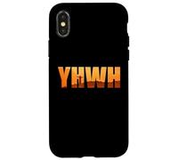 Carcasa para iPhone X/XS YHWH - Tetragrammaton Nombre Hebreo de Dios Yahvé Fe