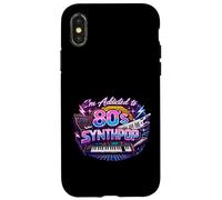 Carcasa para iPhone X/XS Yo también Soy Adicto al Synthpop de los 80