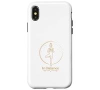 Carcasa para iPhone X/XS Yoga In Balance - Meditación & Tranquilidad
