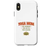 Carcasa para iPhone X/XS Yoga Mom The Woman, Mito y Leyenda Divertido Regalo para Madres
