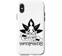Carcasa para iPhone X/XS Yoga te da superpoderes Lotus Meditación Pose