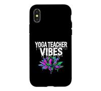 Carcasa para iPhone X/XS Yoga Teacher Vibes Dripping Lotus Flower Aesthetic
