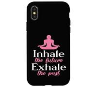 Carcasa para iPhone X/XS Yogafigure - Inhala el Futuro exhala el Pasado