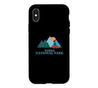 Carcasa para iPhone X/XS Yoho National Park in Canada Nature Vacation Souvenir Design