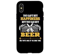 Carcasa para iPhone X/XS You Can't Buy Happiness But You Can Buy Beer Drinking Team