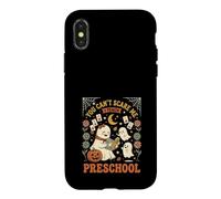 Carcasa para iPhone X/XS You Cant Scare Me I Teach Prechool Teacher Ghost