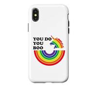Carcasa para iPhone X/XS You Do You Boo Unicorn Rainbow Pride LBGT Gay Pride LGBTQ