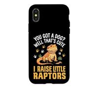 Carcasa para iPhone X/XS You Got A Dog Well That's Cute I Raise Little Raptors