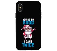 Carcasa para iPhone X/XS You re So Good I Came Twice - Santa Claus Weihanchtsmann