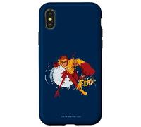 Carcasa para iPhone X/XS Young Justice Splatter Art Kid Flash Logo
