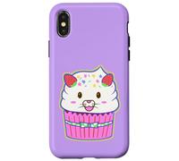 Carcasa para iPhone X/XS Yume Kawaii Fashion Fairy kei Ropa Lindo Gato Cara Cupcake