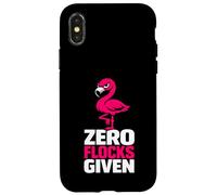 Carcasa para iPhone X/XS Zero Flocks Given Flamenco Rosa Humor sarcástico