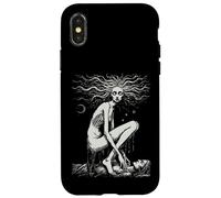 Carcasa para iPhone X/XS Zmora Eslavo Pagano Espíritu Demonio Folklore Arte de Terror