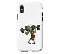 Carcasa para iPhone X/XS Zombie Halterofilia Muertos vivientes Gimnasio Entren