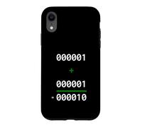 Carcasa para iPhone XR 1+1=10 Binario Matemáticas Broma Programador Humor