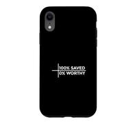 Carcasa para iPhone XR 100% Saved 0% Worthy