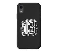 Carcasa para iPhone XR 13 - Atrás - Unlucky to Some - Número 13 para Equipos Deportivos