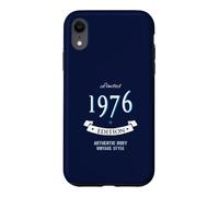 Carcasa para iPhone XR 1976 cumpleaños Aniversario Regalo 50. Humor ironie