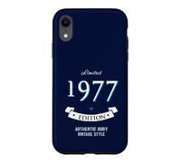 Carcasa para iPhone XR 1977 cumpleaños Aniversario Regalo 50. Humor ironie