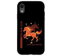 Carcasa para iPhone XR 2026 Run Fire Horse Running Fitness Atleta Runners Club