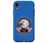 Carcasa para iPhone XR 250 Aniversario USA Bald Eagle American Flag Patriot 1776